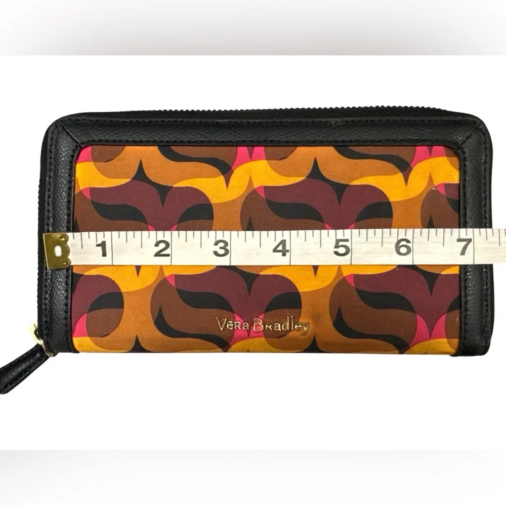 Vera Bradley Georgia Wallet With Leather Trim - Picture 12 of 13